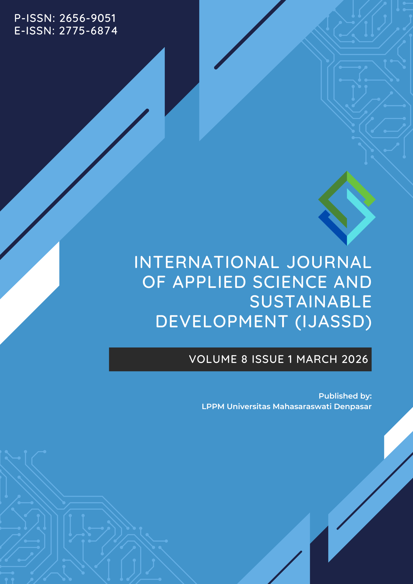 					View Vol. 8 No. 1 (2026): International Journal of Applied Science and Sustainable Development (IJASSD)
				