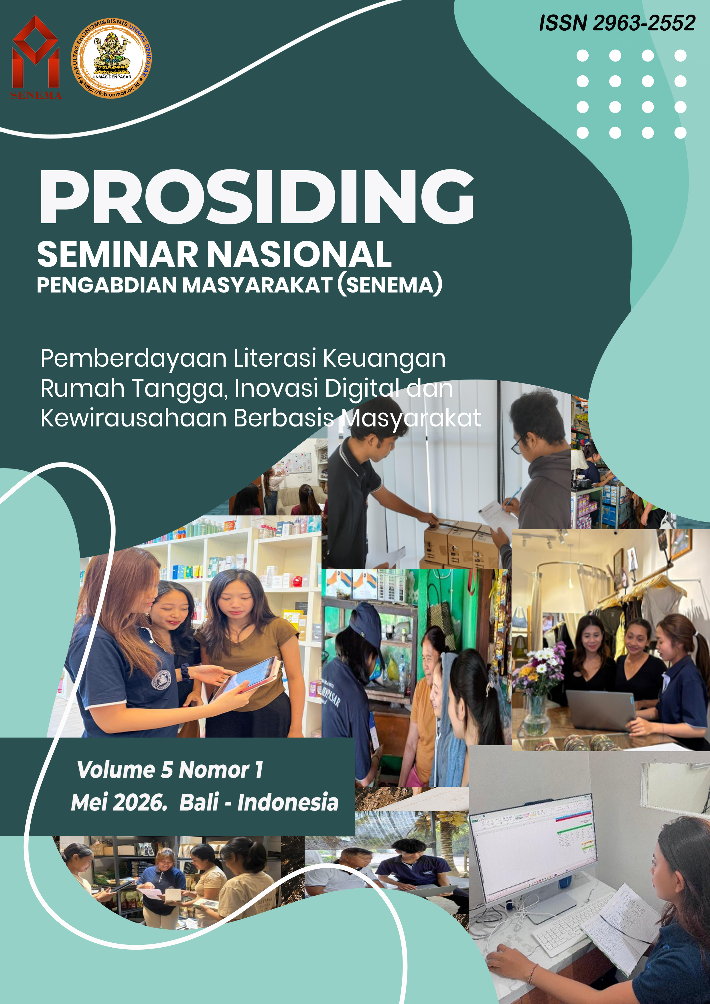 					Lihat Vol 5 No 1 (2026): PROSIDING SEMINAR NASIONAL PENGABDIAN MASYARAKAT (SENEMA)
				